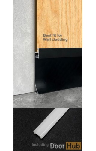 6.5cm Inset LED Skirting Board | FLL-A-8-A6.5-9 Flush Light Strip Baseboard | DoorHub UAE